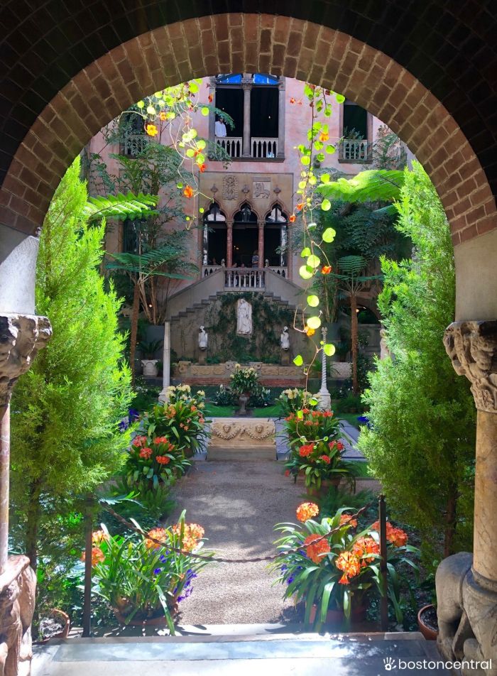 boston museums isabella stewart gardner hanging nasturtiums